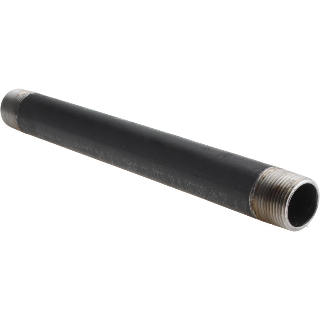 VALUE COLLECTION Value Collection NB06120 Black Steel Pipe Nipple Sch 40