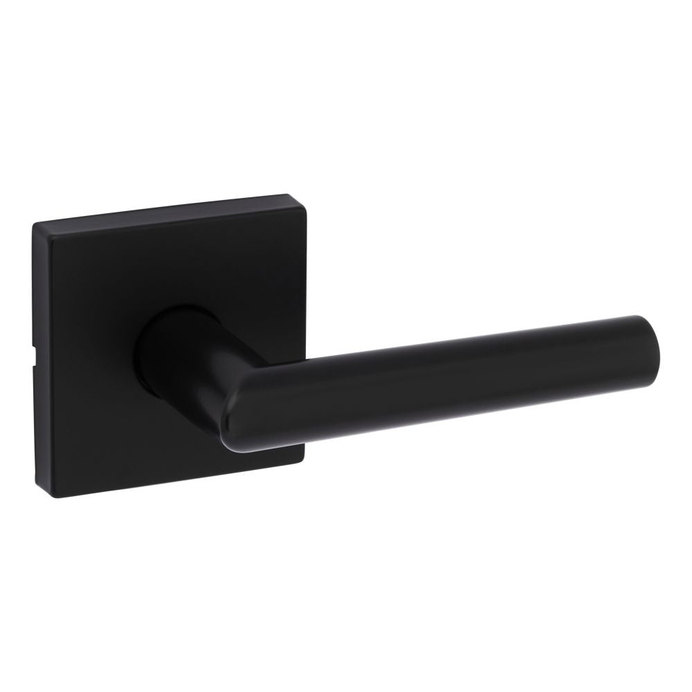 KWIKSET Kwikset 720MILSQT-514 Milan Lever Passage Lock Matte Black