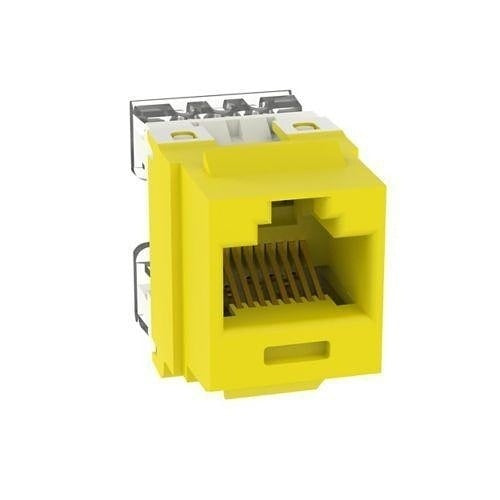 PANDUIT Panduit NKP5E88MYL-Q Cat 5e Punchdown Jack Module