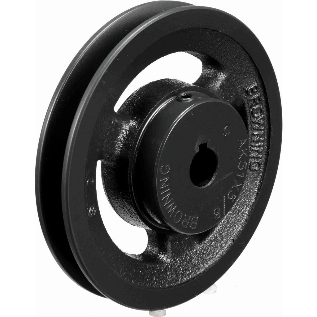 BROWNING Browning 1026657 Single Groove Sheave 5/8 in Bore 4.95 in Od