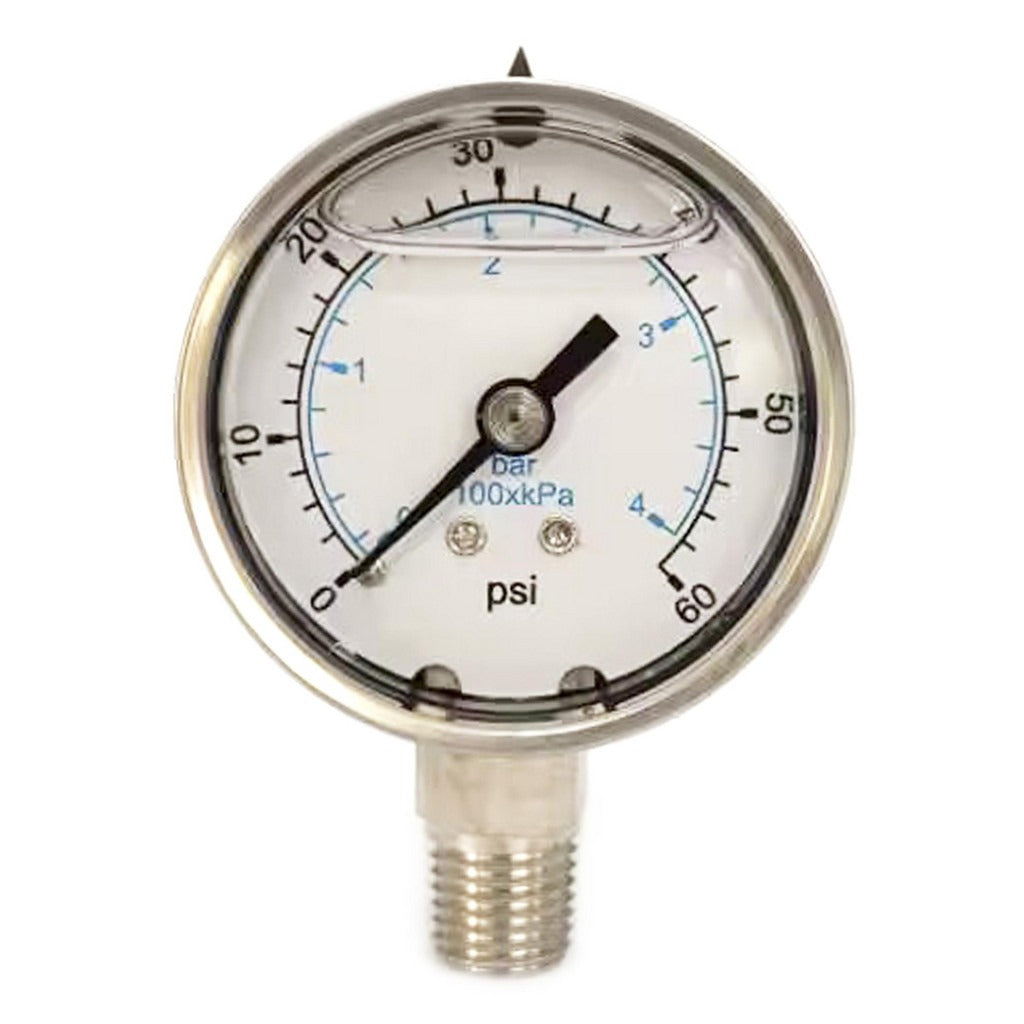 VALUE COLLECTION Value Collection 116AL20060 Pressure Gauge 60 Psi 2 in