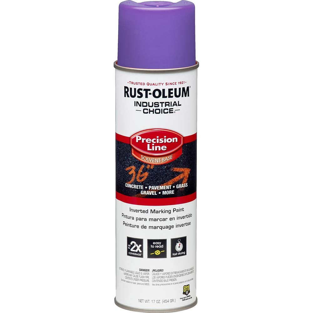 RUST-OLEUM Rust-oleum 1669838V Fluorescent Purple Marking Paint 17 Oz
