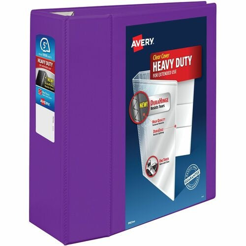 AVERY Avery AVE79816 Heavy Duty View Binder 5 Inch Purple