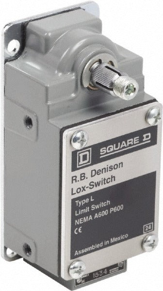 SCHNEIDER ELECTRIC Square D L525WDL2M58 Limit Switch Dpst 2NC 600V