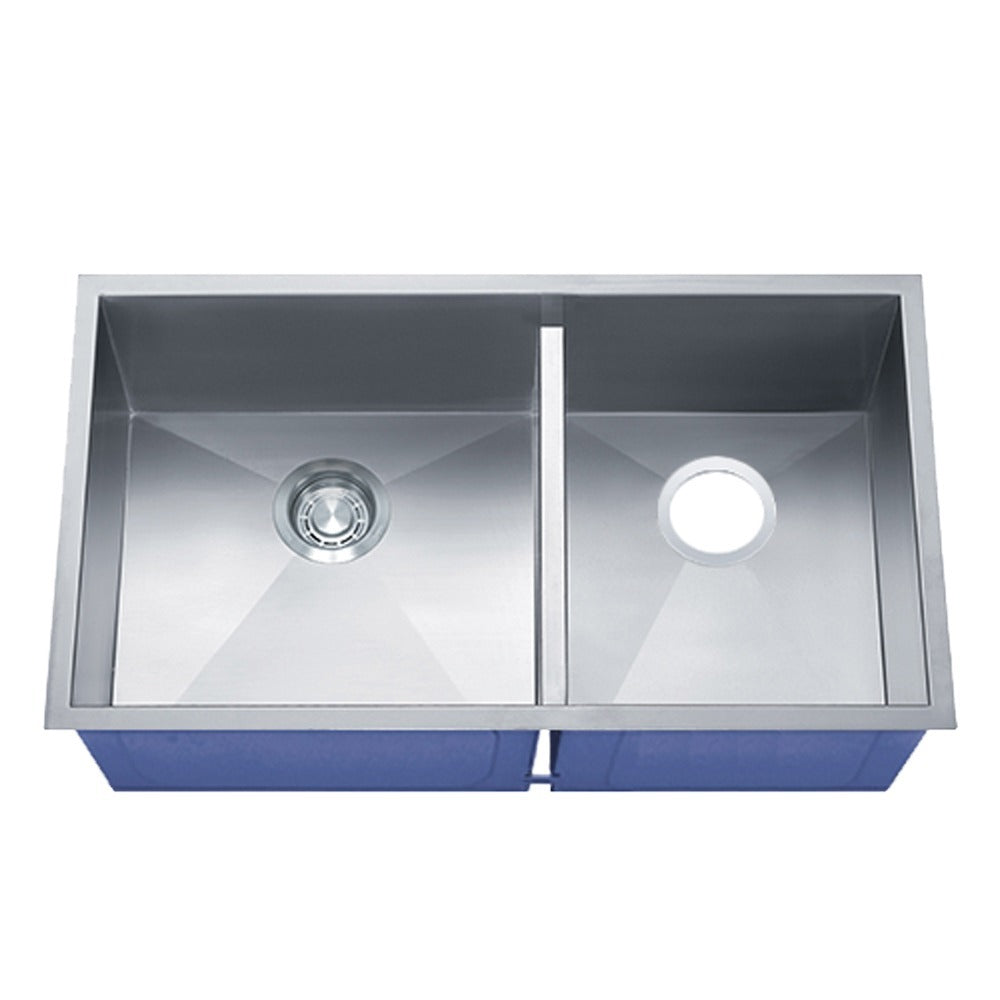 DAKOTA Dakota Plumbing Products DSZ-6040LDGBK Undermount Kitchen Sink