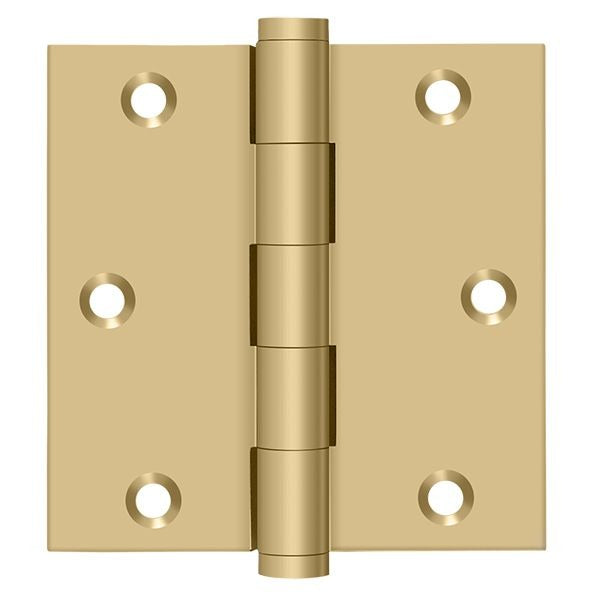 DELTANA Deltana DSB354 Square Door Hinge 3.5x3.5 Satin Brass