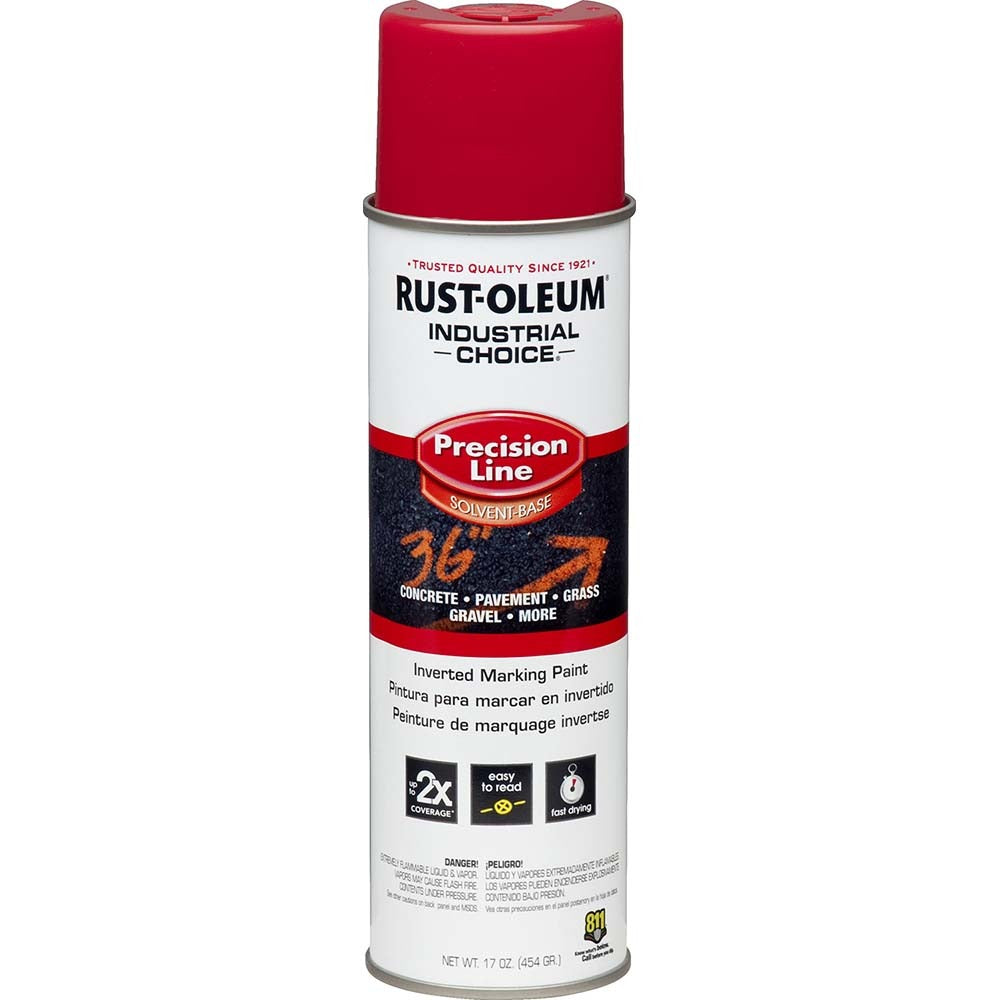 RUST-OLEUM Rust-oleum 203029V Red Marking Paint 17 Oz Solvent-based