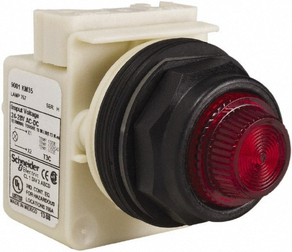 SCHNEIDER ELECTRIC Schneider Electric 9001SKP35R31 Red Indicating Light 24V