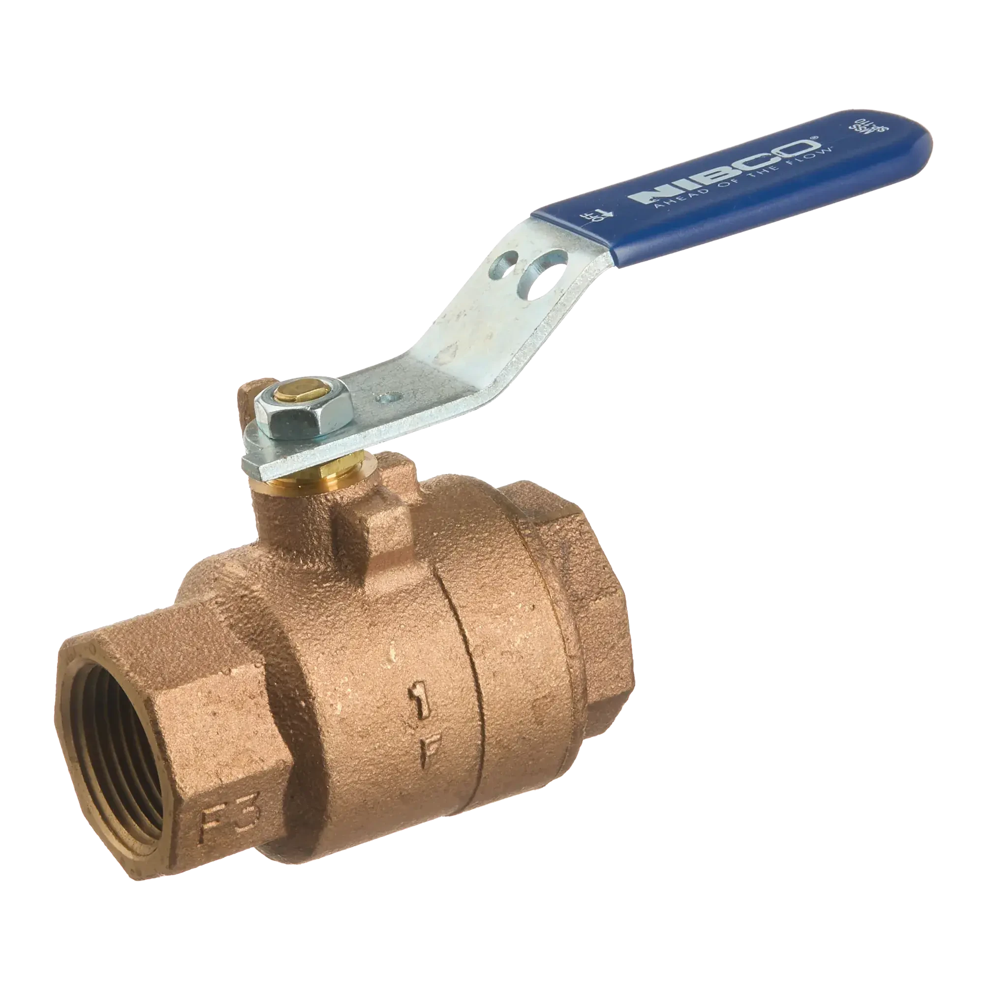 NIBCO Nibco T-585-70-66 3/4 Two-Piece Bronze Ball Valve Threaded End Connections (3/4 in)