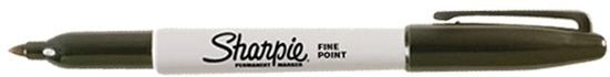 SHARPIE Sharpie sharpie-black Permanent Marker Fine Point Black