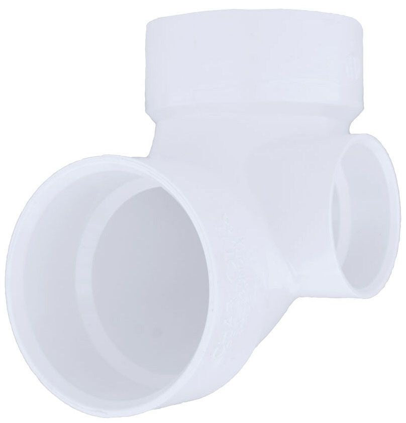 CHARLOTTE CHARLOTTE P300S(06070) PVC 90 Degree Elbow With Side Inlet