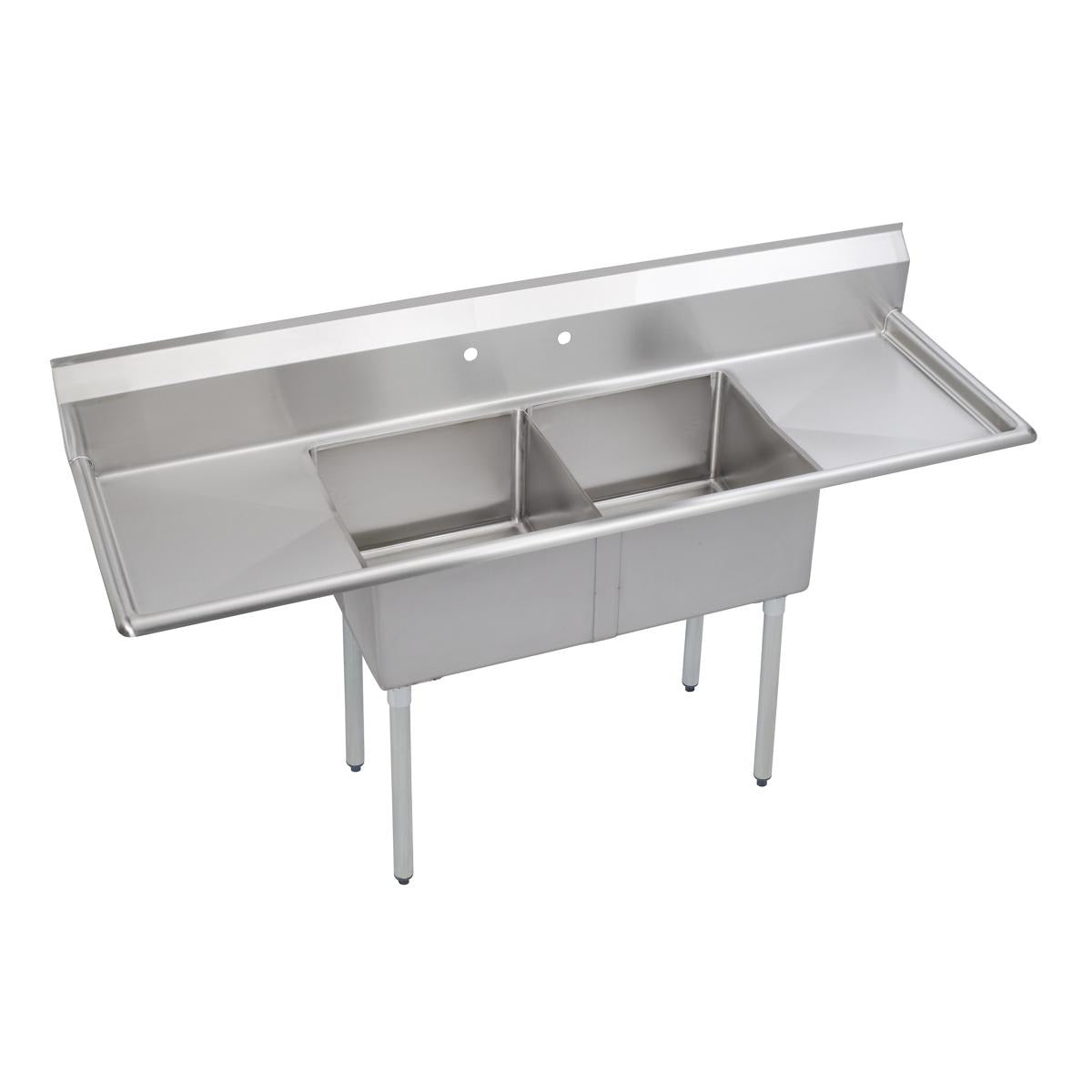 BSC PREFERRED Bsc Preferred SE2C18X18-2-18X Two Compartment Sink 72in