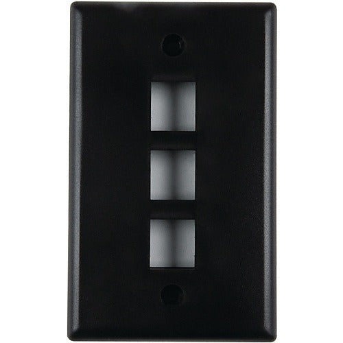 HELLERMANN TYTON Hellermanntyton 854-39321 3-port 1-gang Faceplate