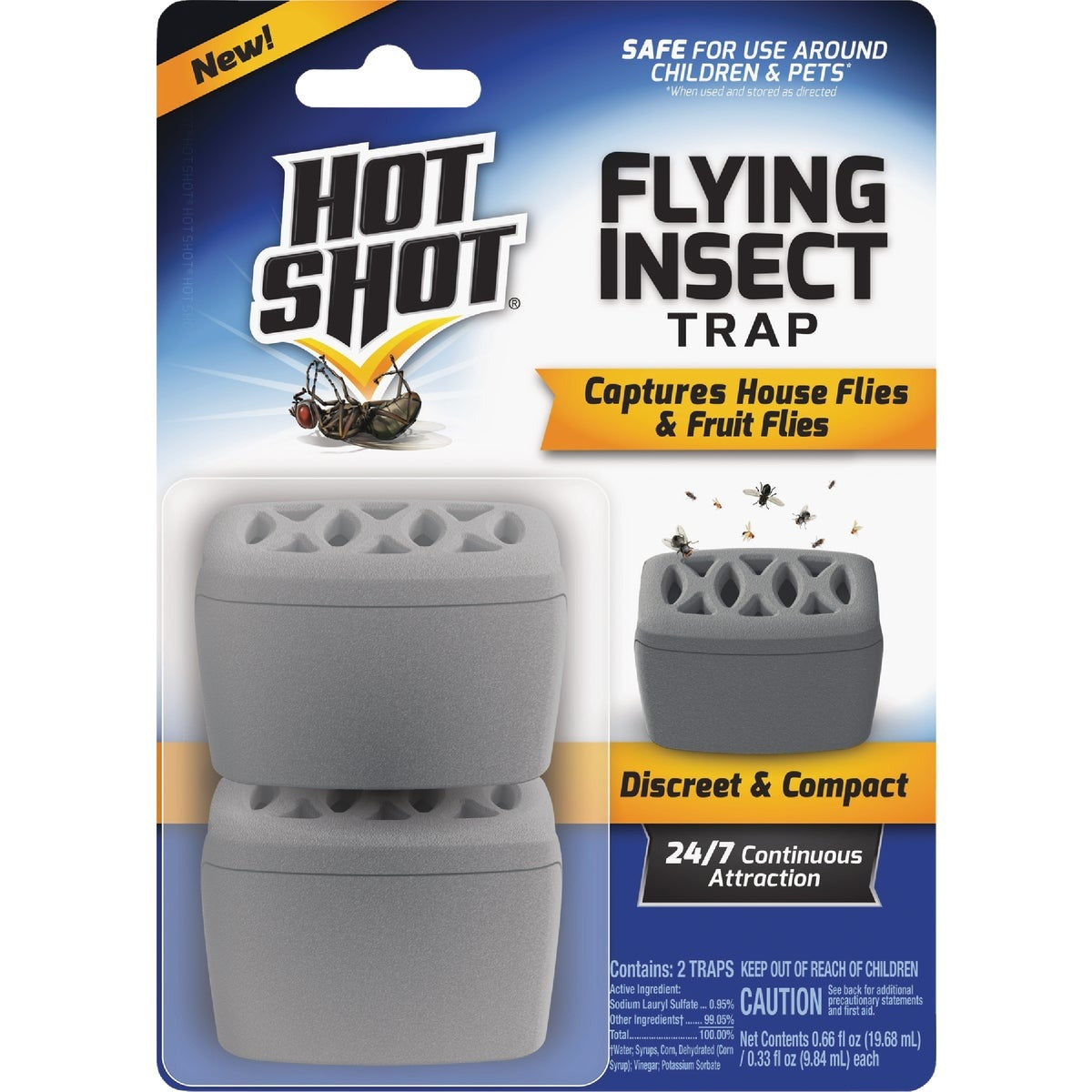 GENERAL WIRE SPRING Hot Shot HG-97410 Flying Insect Trap 2 Pack