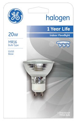 GE G E Lighting 84940 20W MR16 Quartz Halogen Flood Light GU10