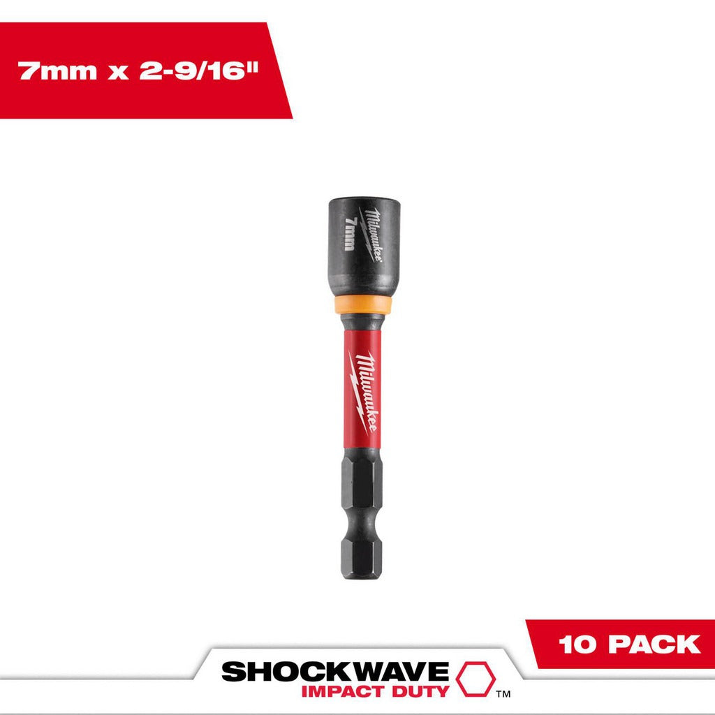 MILWAUKEE Milwaukee Tool 49-66-0707 Impact Nut Driver Bit Set 7mm