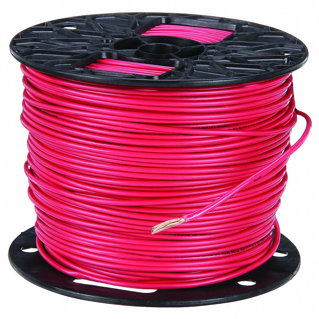 POWER FIRST Power First 6X795 14 Awg Thhn Copper Building Wire Red 500 Ft