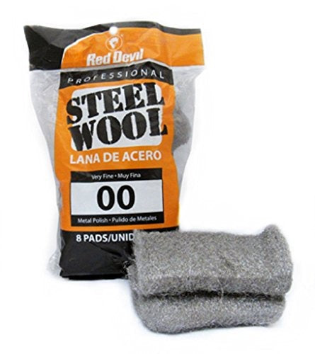 RED DEVIL Red Devil 0322 Steel Wool Very Fine #00 8 Pack