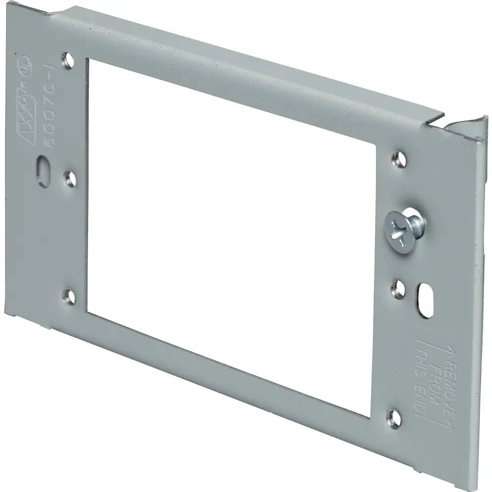 WIREMOLD WIREMOLD G6007C-1 6000 Series Single-Gang Device Plate Fitting Gray