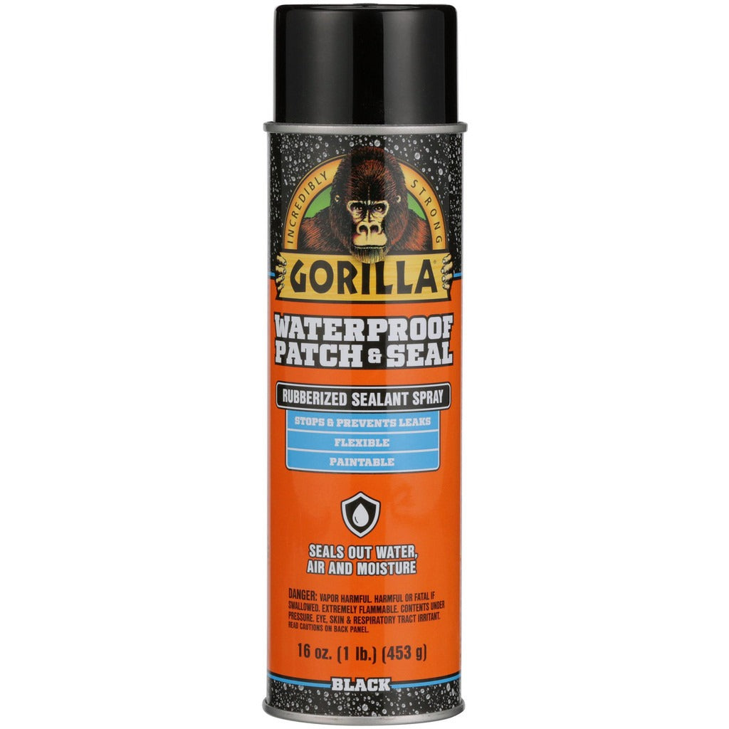 GORILLA GLUE Gorilla Glue 104052 Rubber Aerosol Sealant 16 Fl Oz Black