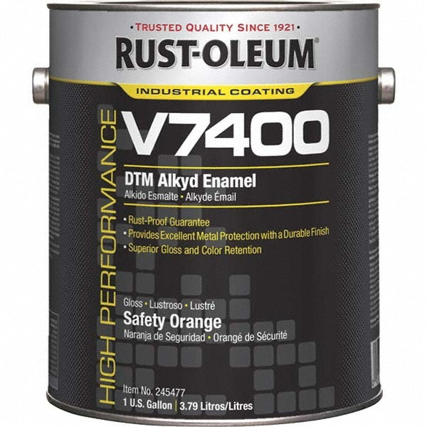 RUST-OLEUM Rust-oleum 245477 Alkyd Enamel Paint Gloss Safety Orange
