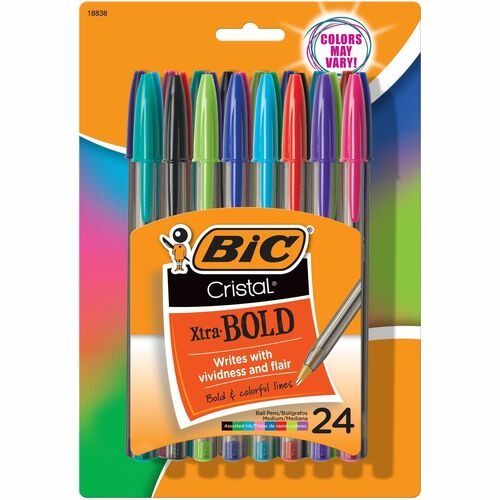 BIC Bic BICMSBAPP241AST Ballpoint Pen Assorted 24 Pack