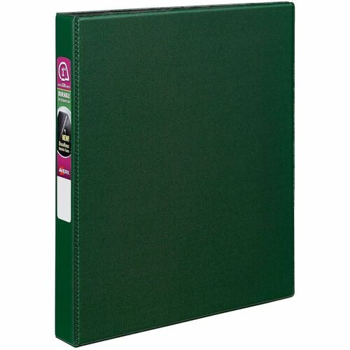 AVERY Avery AVE27253 1 Inch Slant Ring Binder Green Linen