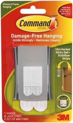 3M 3M Company 17048-ES Sticky Nail Wire Hanger