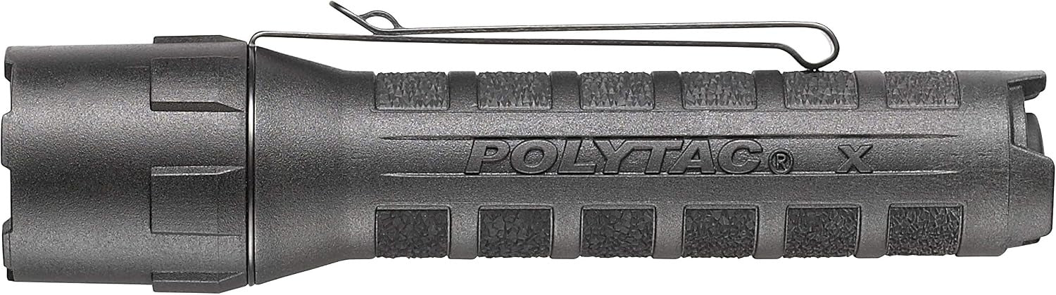 STREAMLIGHT Streamlight 88600 PolyTac X 600-lumen multi-fuel professional tactical flashlight (2 CR123A)