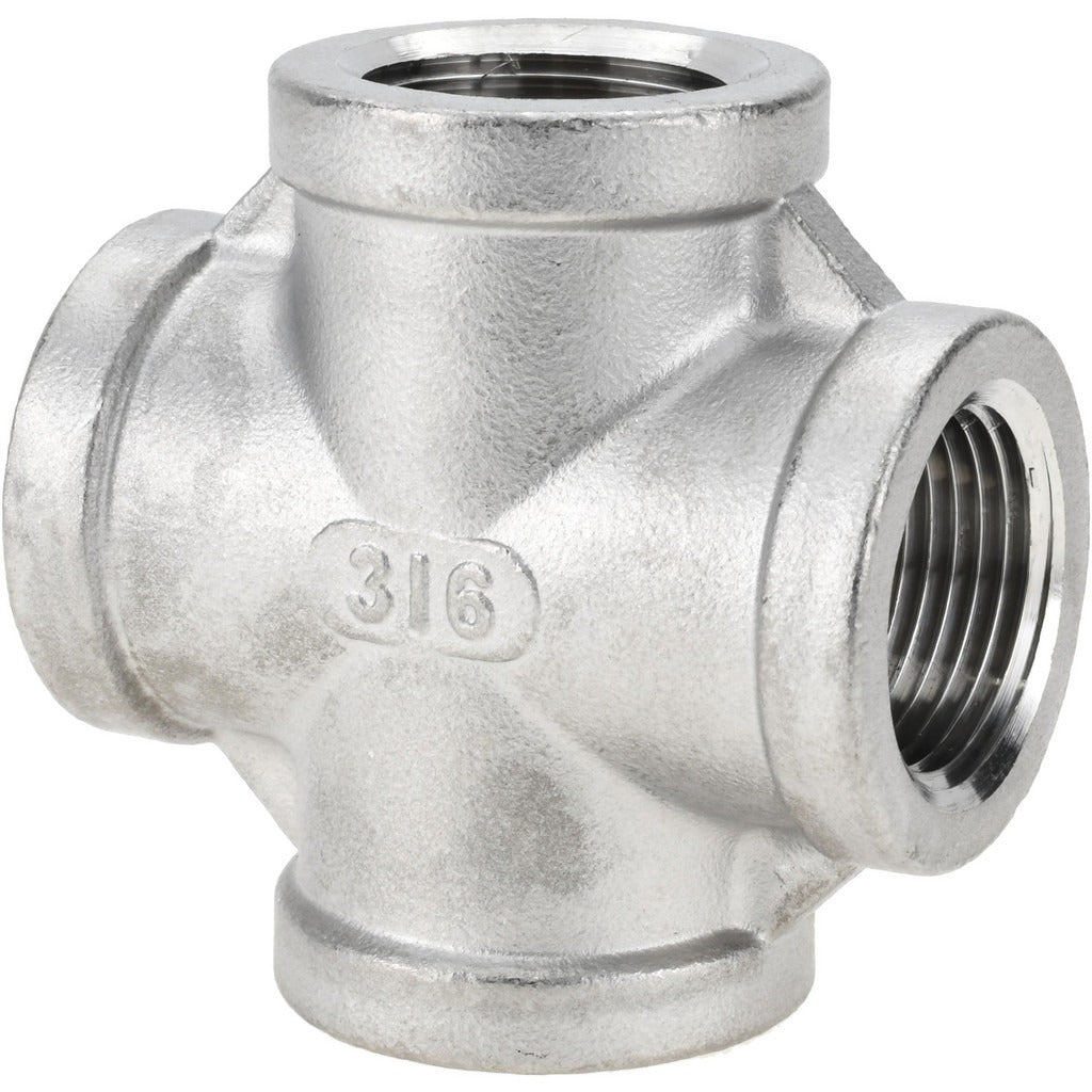 VALUE COLLECTION Value Collection 6+B3/4 Stainless Steel Cross Fitting Npt