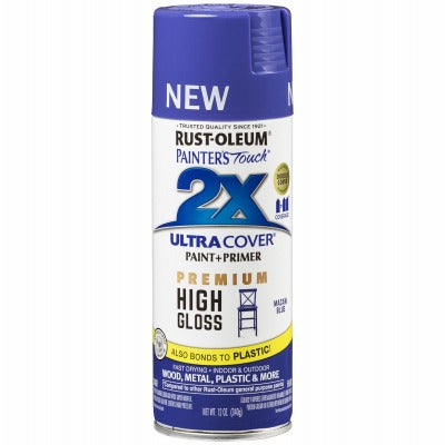 RUST-OLEUM Rust-oleum 355057 Spray Paint High Gloss Macaw Blue 12 Oz