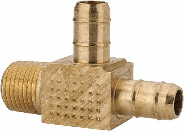 PARKER Parker 231-6-2 Barbed Tube Male Run Tee 3/8 in 1/8-27