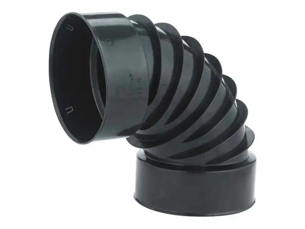 ADVANCED DRAINAGE SYSTEMS Ads 490 4 Inch Corrugated 90 Degree Snap Lock Elbow