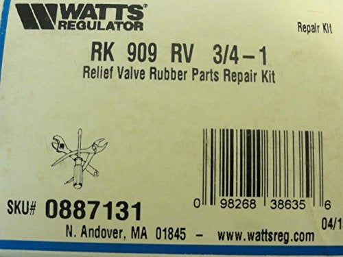 WATTS Watts 887131 909 Relief Valve Rubber 3/4 - 1 inches WAT-0887131
