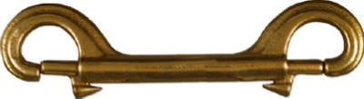 NATIONAL HARDWARE N223-230 Double Bolt Snap 4.5 in Solid Bronze Marine