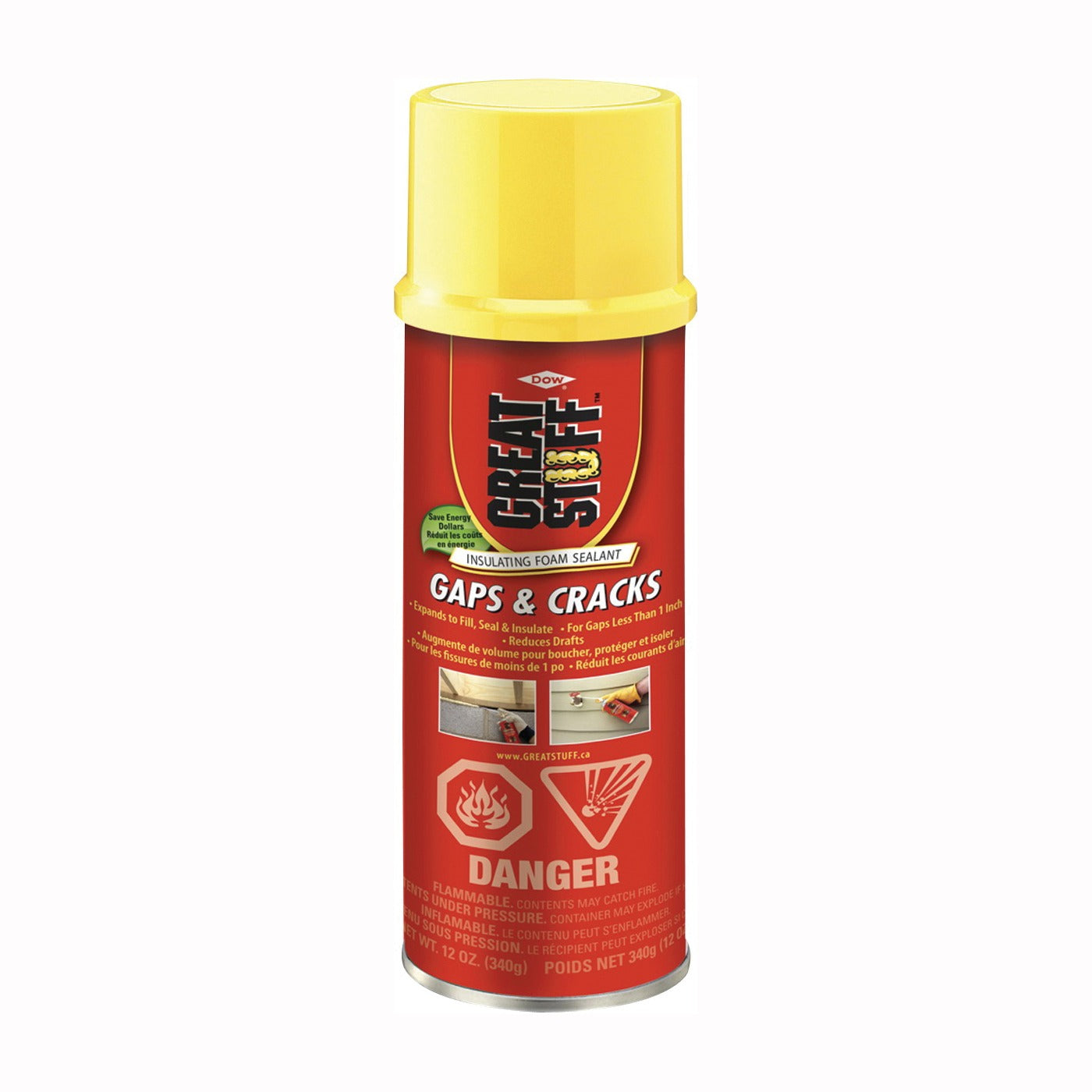 GREAT STUFF Great Stuff 157901 12 oz Gaps and Cracks (12 oz Each)