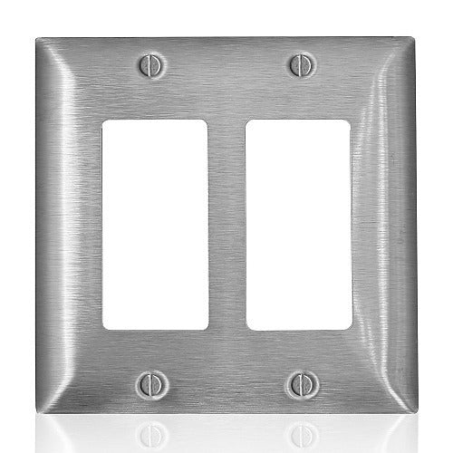LEVITON Leviton Telcom SSJ62-C40 2 Gang Decora Wall Plate