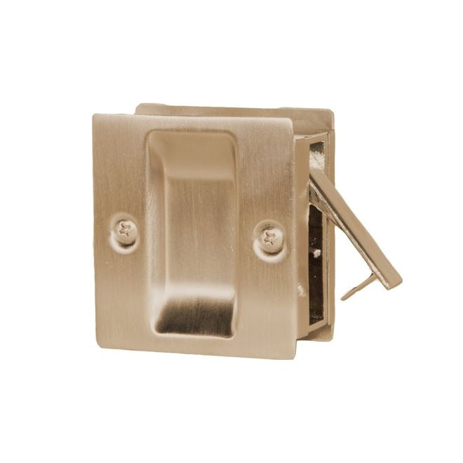 TRIMCO Trimco 1064606 Passage Pocket Door Lock Satin Brass