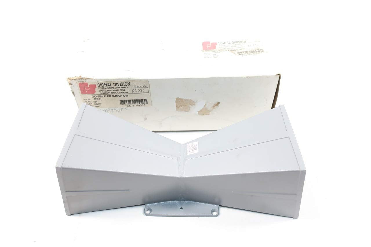 FEDERAL SIGNAL Federal Signal PR2 Double Projector Horn Gray