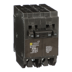 Square D HOMT1515240 Square D 120/240 Volt 15 Amp Miniature Circuit Breaker