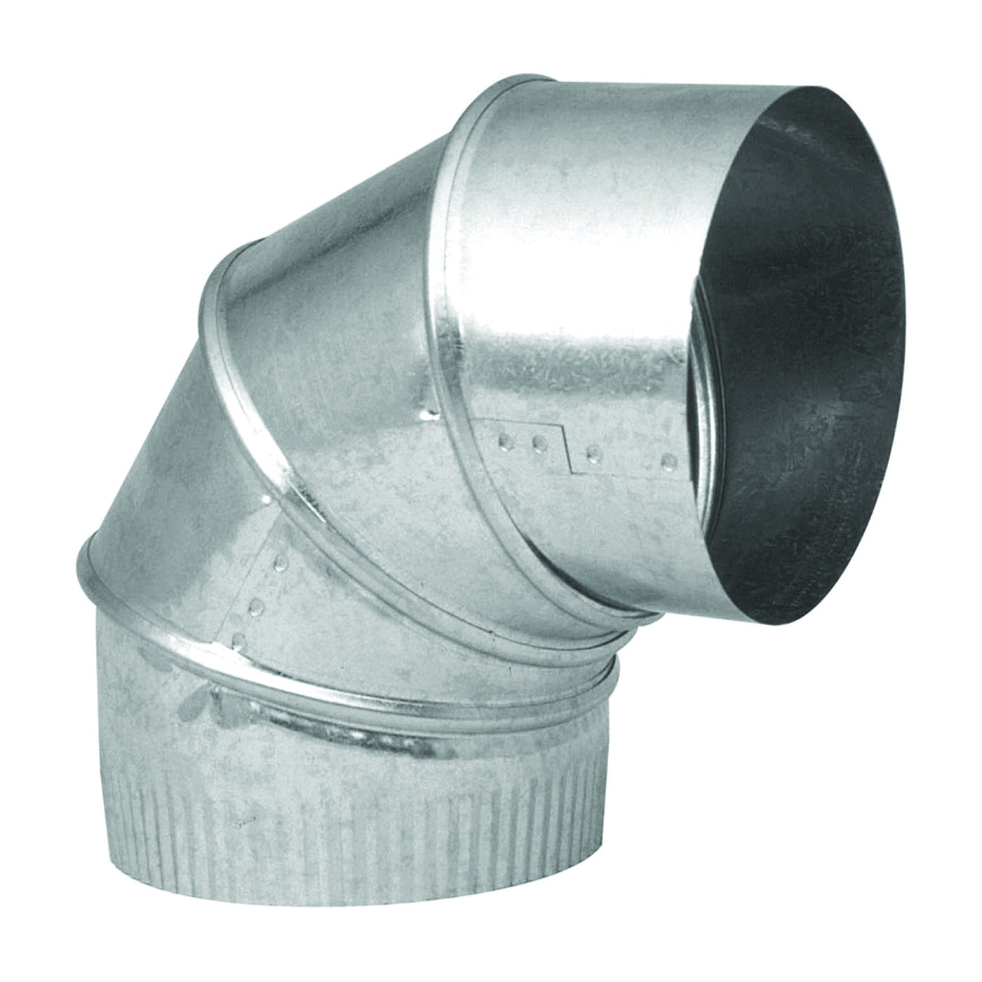 IMPERIAL Imperial GV0282-C 3-inch 90 degree Galvanized Adjustable Elbow (4-piece)