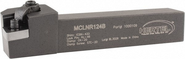 HERTEL Hertel 1000109 Mcln Turning Toolholder 3/4 Inch Shank