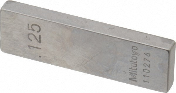 MITUTOYO Mitutoyo 611165-531 Steel Gage Block 0.125 in Grade 0