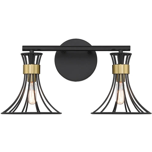 SAVOY HOUSE Savoy House Sav 8-6080-2-143 Vanity Light 2-light Black