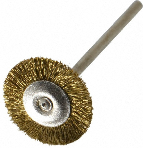 OSBORN Osborn 0007575700 Miniature Wheel Brush 3/4 in Brass