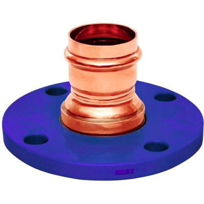 MUELLER INDUSTRIES Mueller Industries PF01940 Copper Adapter Flange (4 inch, 8-bolt)