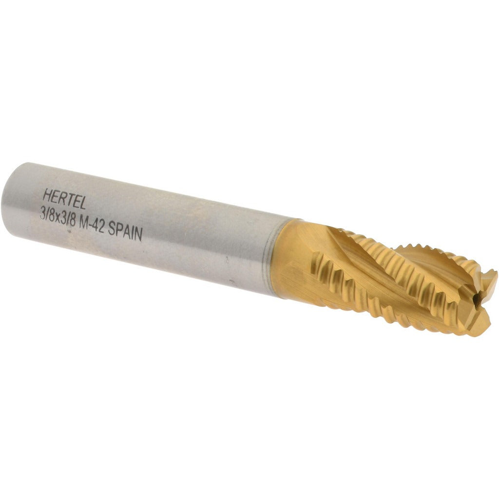 HERTEL Hertel 06821995 Roughing End Mill 3/8 in 4 Flute Cobalt
