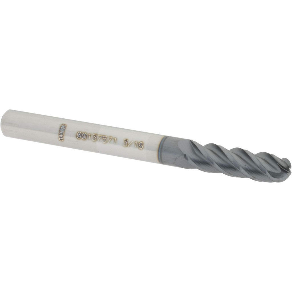 ACCUPRO Accupro 12184597 Ball End Mill 0.1875 in 4 Flute Carbide