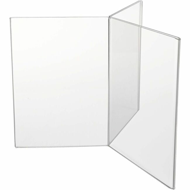 DEFLECTO Deflecto DEF4443 6-sided sign/menu holder (4 inches x 6 inches media / 1 each / six-sided) 4443