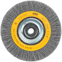 DeWalt DW4907 8 Inch Wire Wheel Brush 4000 RPM